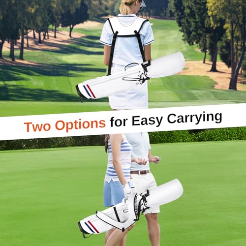 Lightweight Golf Stand Bag with 4-Way Dividers and Dual Straps M35168