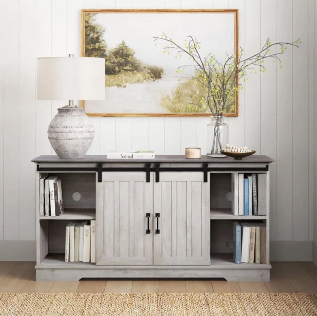 Wood Gray TV Stand A2741