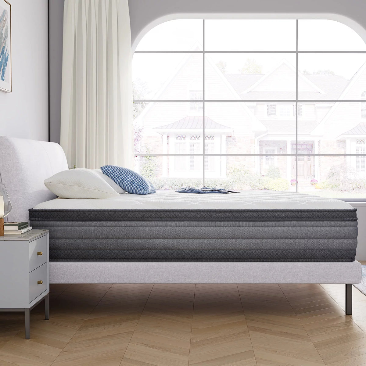Queen 9" Hybrid Gel Memory Foam Innerspring Mattress C442