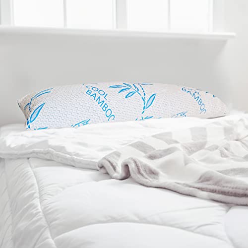 2 Pack King Size Cooling Shredded Memory Foam Pillows F68506