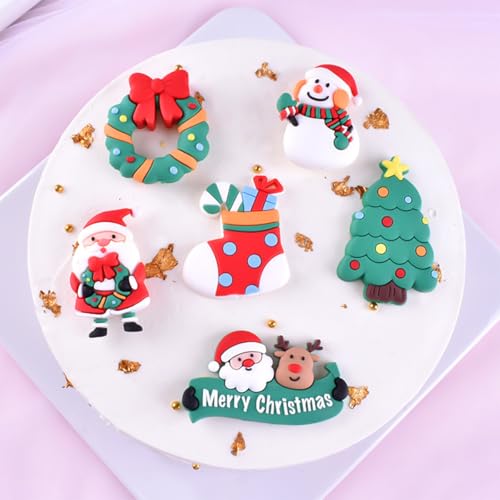 12pcs Christmas Cake Topper E260