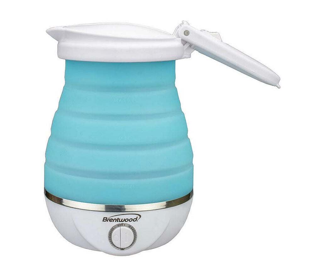 Collapsible Portable Tea Kettle Blue C1790
