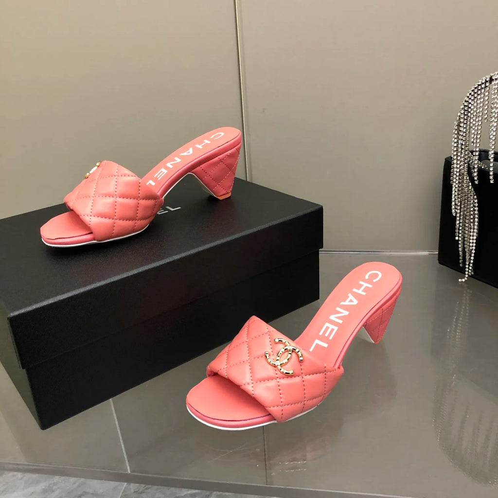 Hot Pink Mules S690784