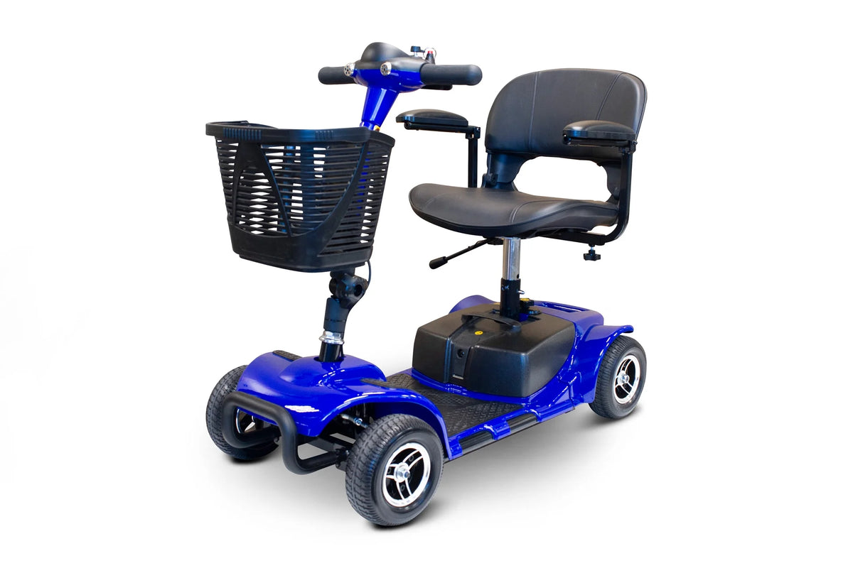 Blue Long Range Electric Mobility Scooter E480