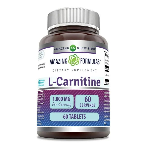 L-Carnitine Fumarate 1000Mg 60 Tablets Amino Acid Supplement U26241