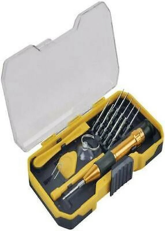 Black/Yellow 16 Piece Electronics Repair Kit D68155