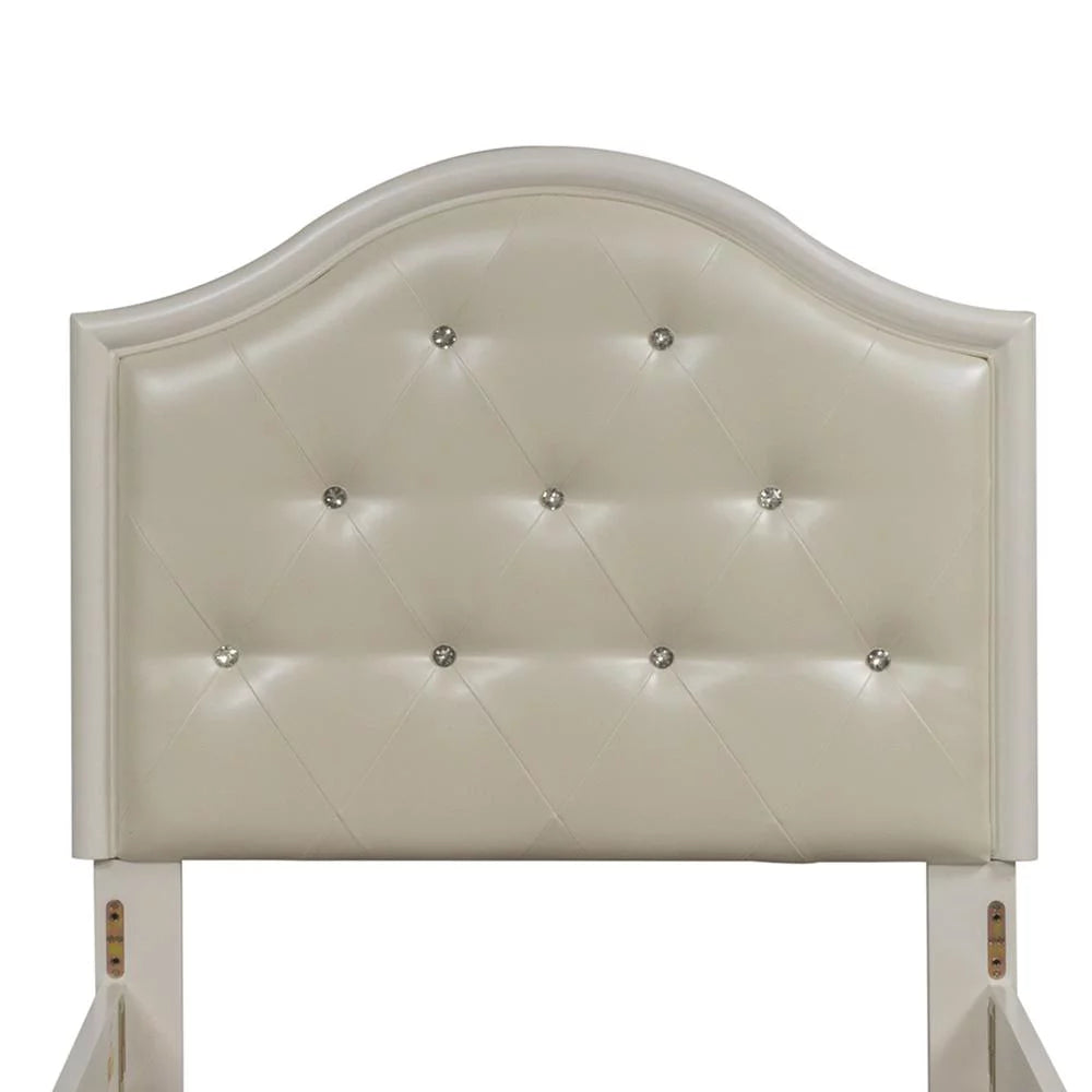White Twin Panel Headboard G39030
