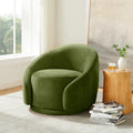 Green Velvet Swivel Barrel Chair G48122