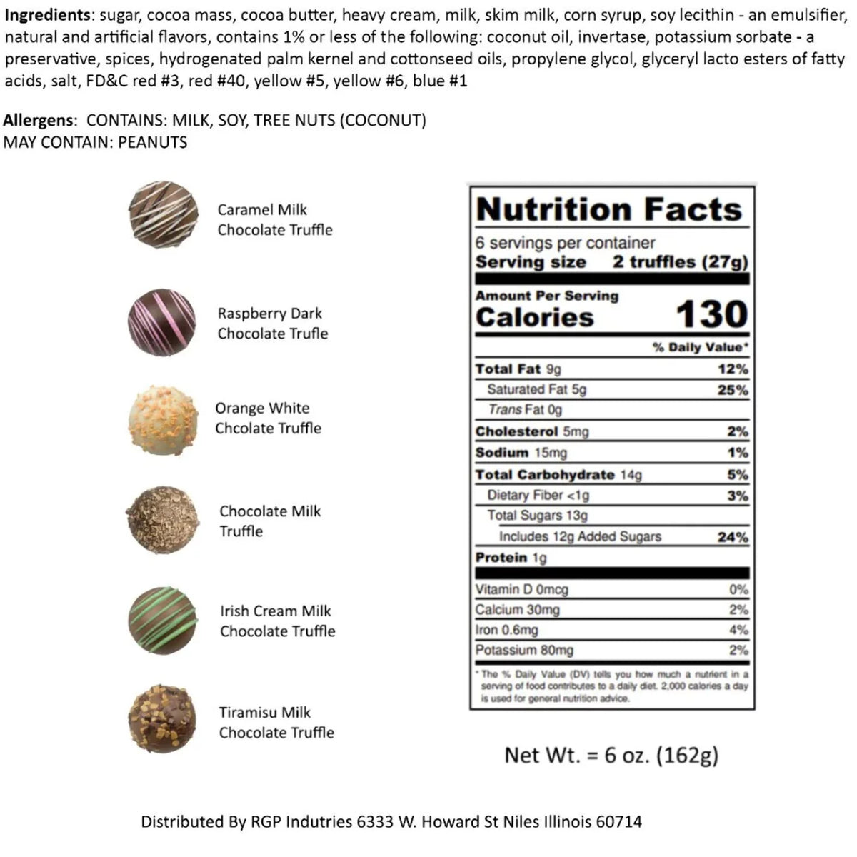Chocolate Truffles Chocolate Box C42056