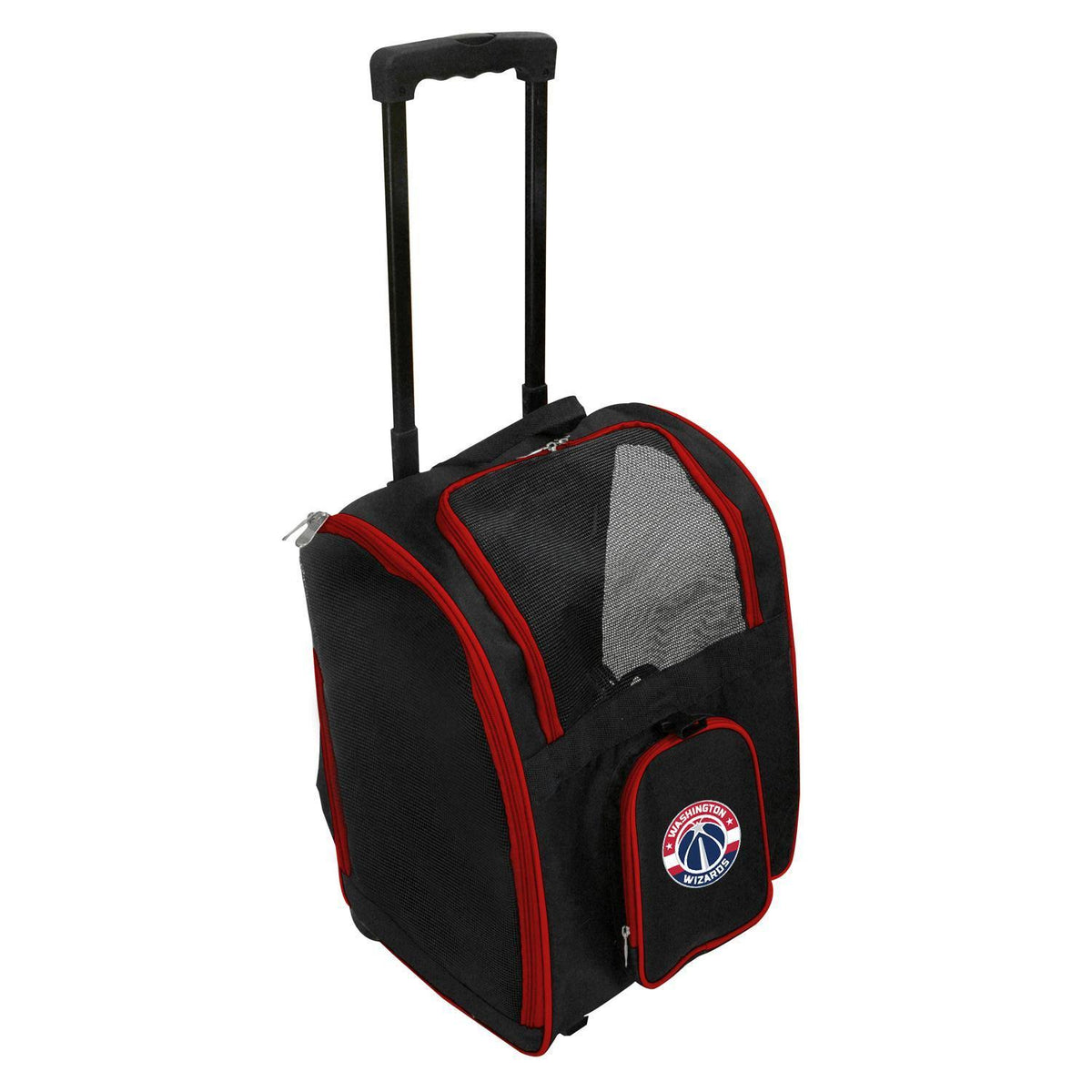 Red Pet Carrier with Wheels H4282