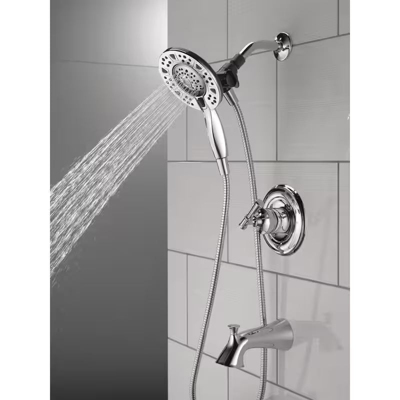 Single-Handle 4-Spray Tub and Shower Faucet in Chrome B305