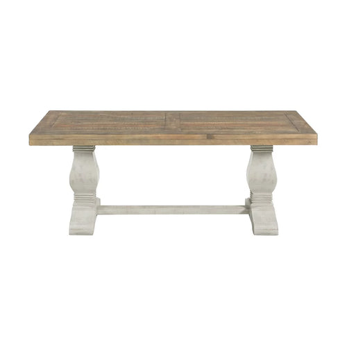 19 Inch Coffee Table with Pedestal Base G93762