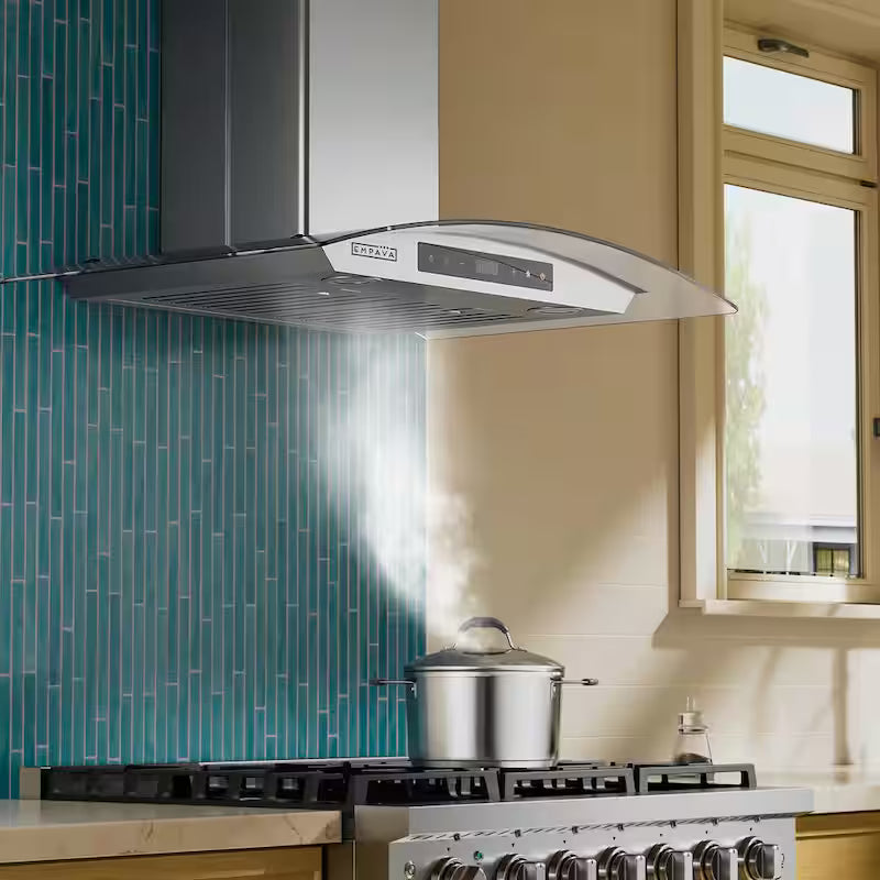 30 in. 400 CFM Stainless Steel Wall Mount Range Hood E799