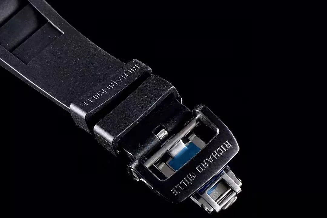 Black Bezel Red Markers Black Rubber Strap X2390