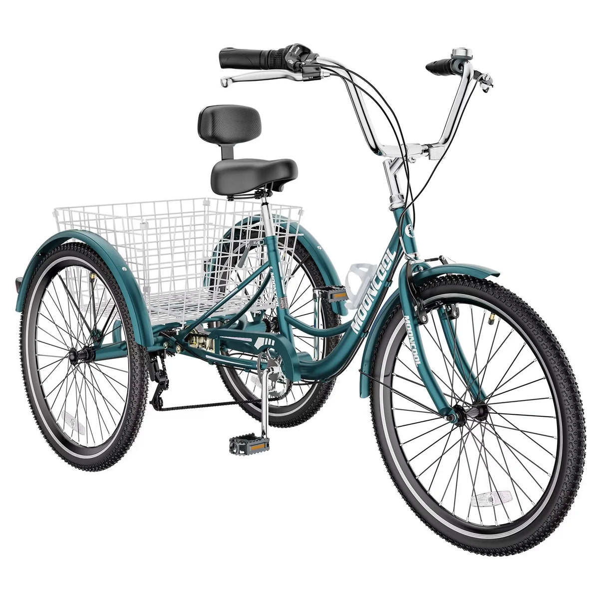 20/24/26 inch 7 Speed 3 Wheel Bicycle with Basket C6221