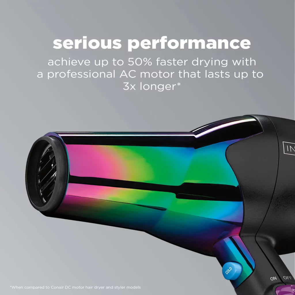 Rainbow Hair Dryer with Concentrator and Diffuser Q18714