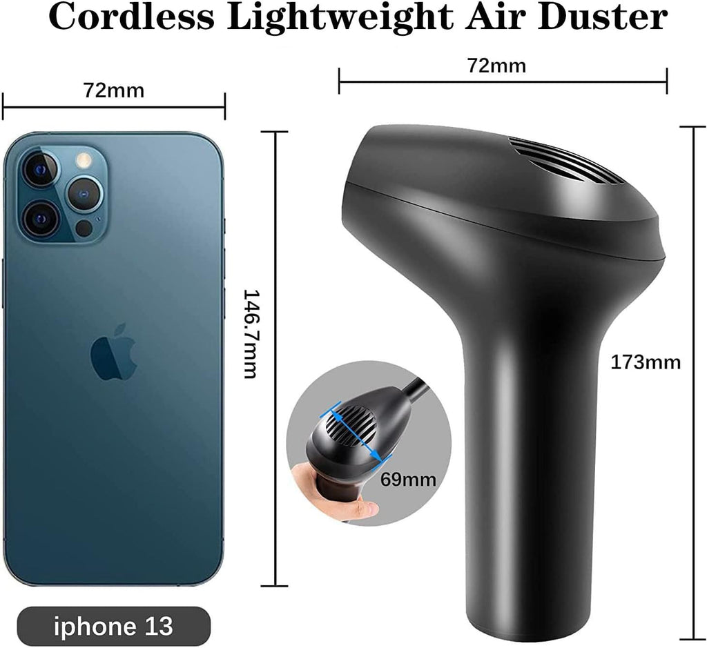 Cordless Electric Air Duster 45000 RPM 2500mAh Pack of 2 J5279