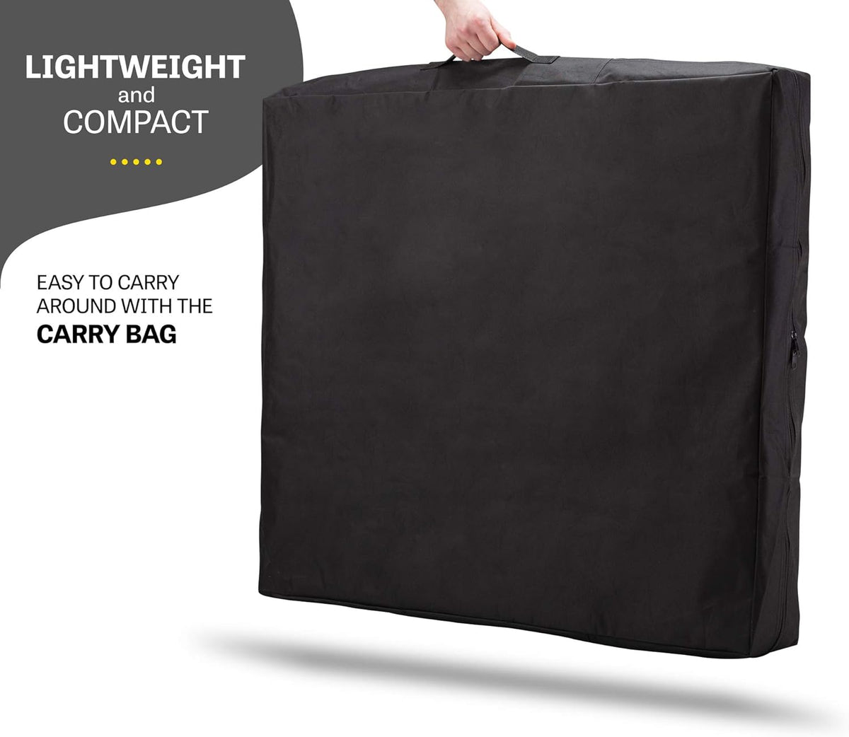 Folding Bed with Memory Foam Mattress and Carrying Bag R15347