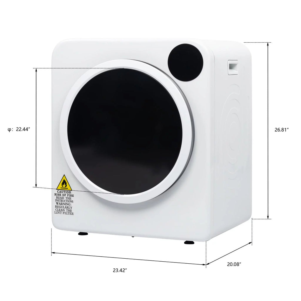 3.5 cu. ft. Portable Electric Stainless Steel Dryer T374027