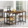 Kitchen Island with Storage Shelves P902235