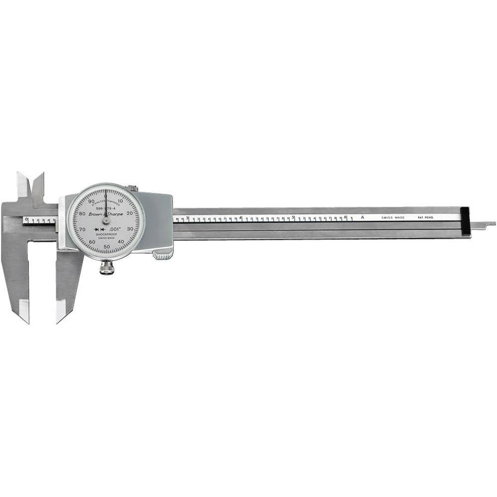 6" Dial Caliper with White Face U833645