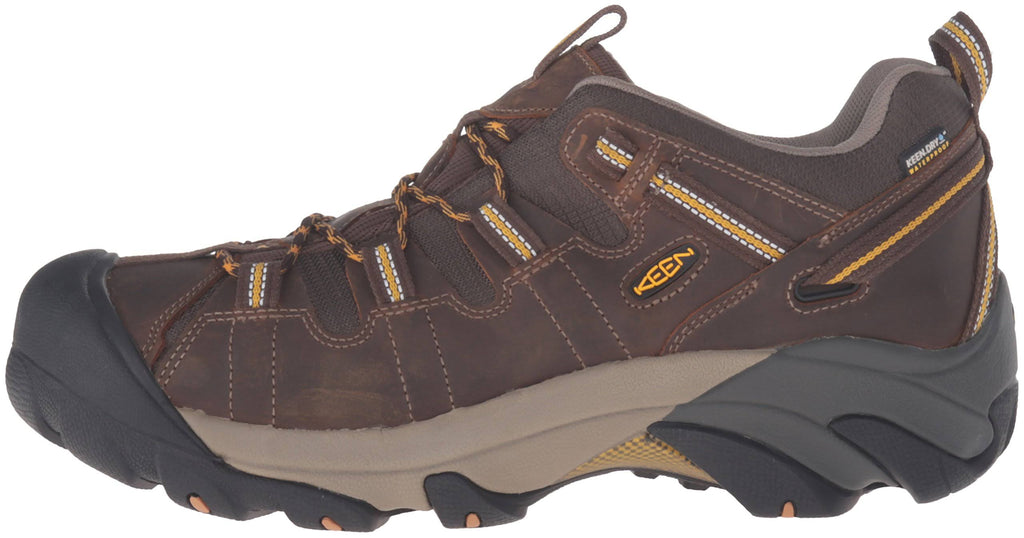 Cascade Brown/Golden Yellow Wide Hiking Shoes W435295