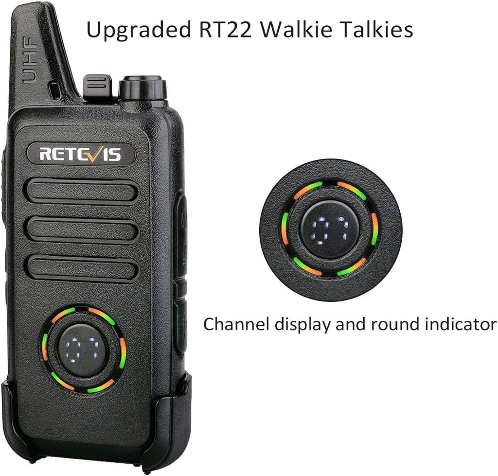 2 Way Radios Walkie Talkies 10 Pack Rechargeable with Earpiece P68318