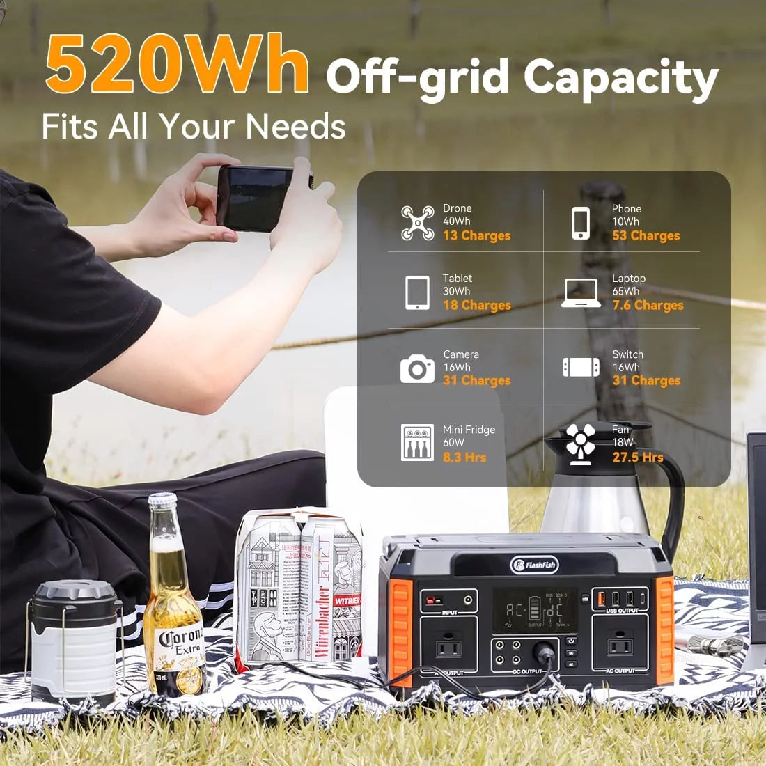 560W Portable Power Station C622934