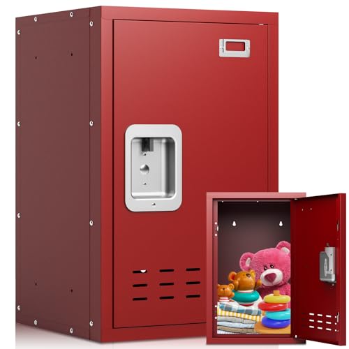 Black Single Tier Metal Storage Locker I5429