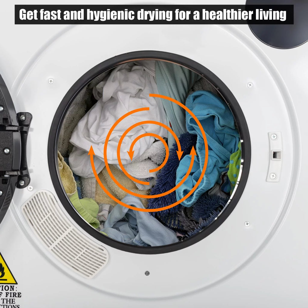 3.5 cu. ft. Portable Electric Stainless Steel Dryer T374027