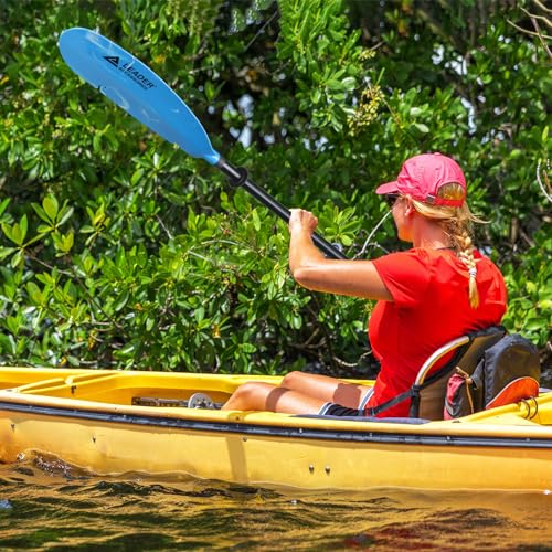 Adjustable Aluminum Kayak Paddle 90-98 inch with Paddle Leash U81266