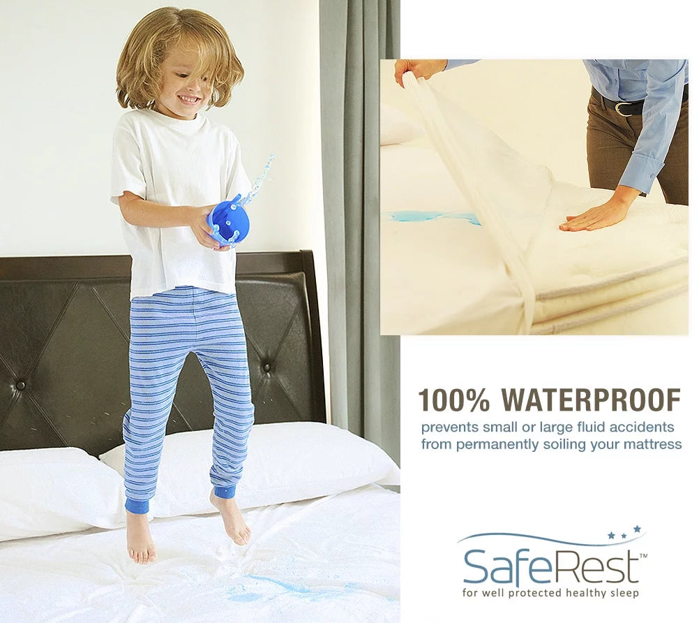 Hypoallergenic Waterproof Mattress Protector Twin XL E6573