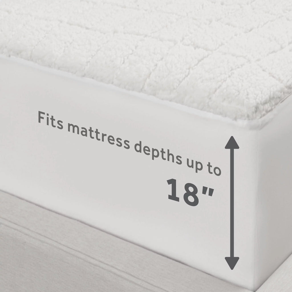 2-in-1 Reversible Heated and Cooling Mattress Pad Queen Size F3059