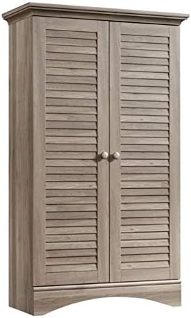 Contemporary Storage Cabinet with Doors and 4 Adjustable Shelves H2095
