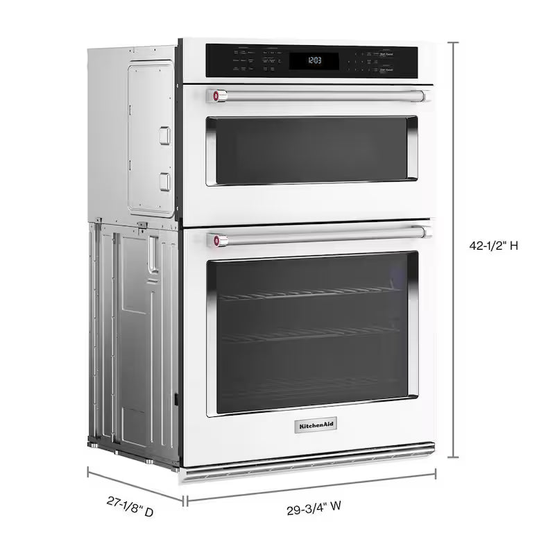 Electric Wall Oven and Microwave Combo in White R167