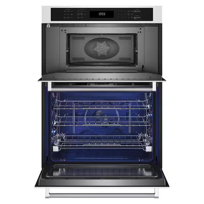 Electric Wall Oven and Microwave Combo in White R167