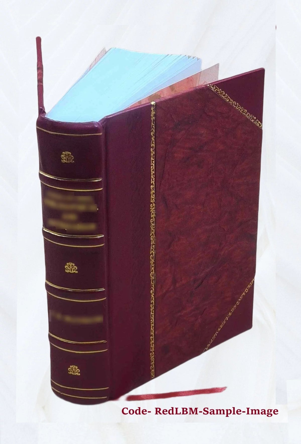 Perfumery and Essential Oil Record Leather Bound Z79971