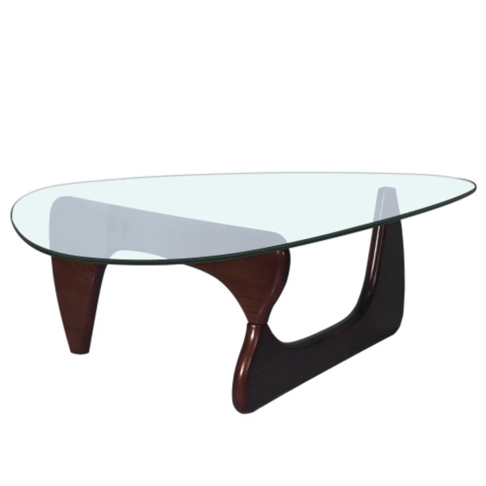 Modern Triangle Coffee Table Solid Wood L527235