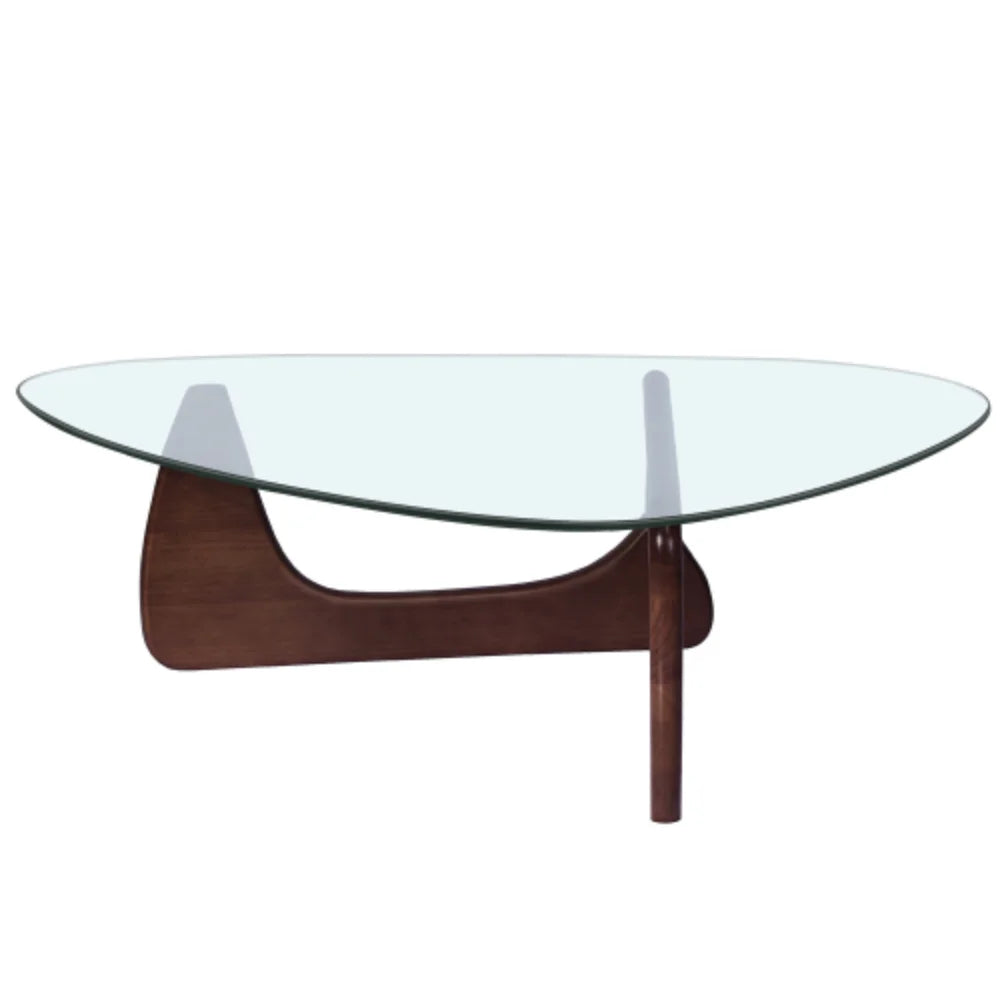 Modern Triangle Coffee Table Solid Wood L527235