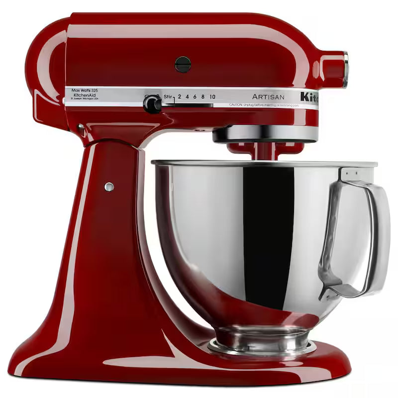 5 Qt. 10-Speed Cinnamon Gloss Stand Mixer with Attachments A773