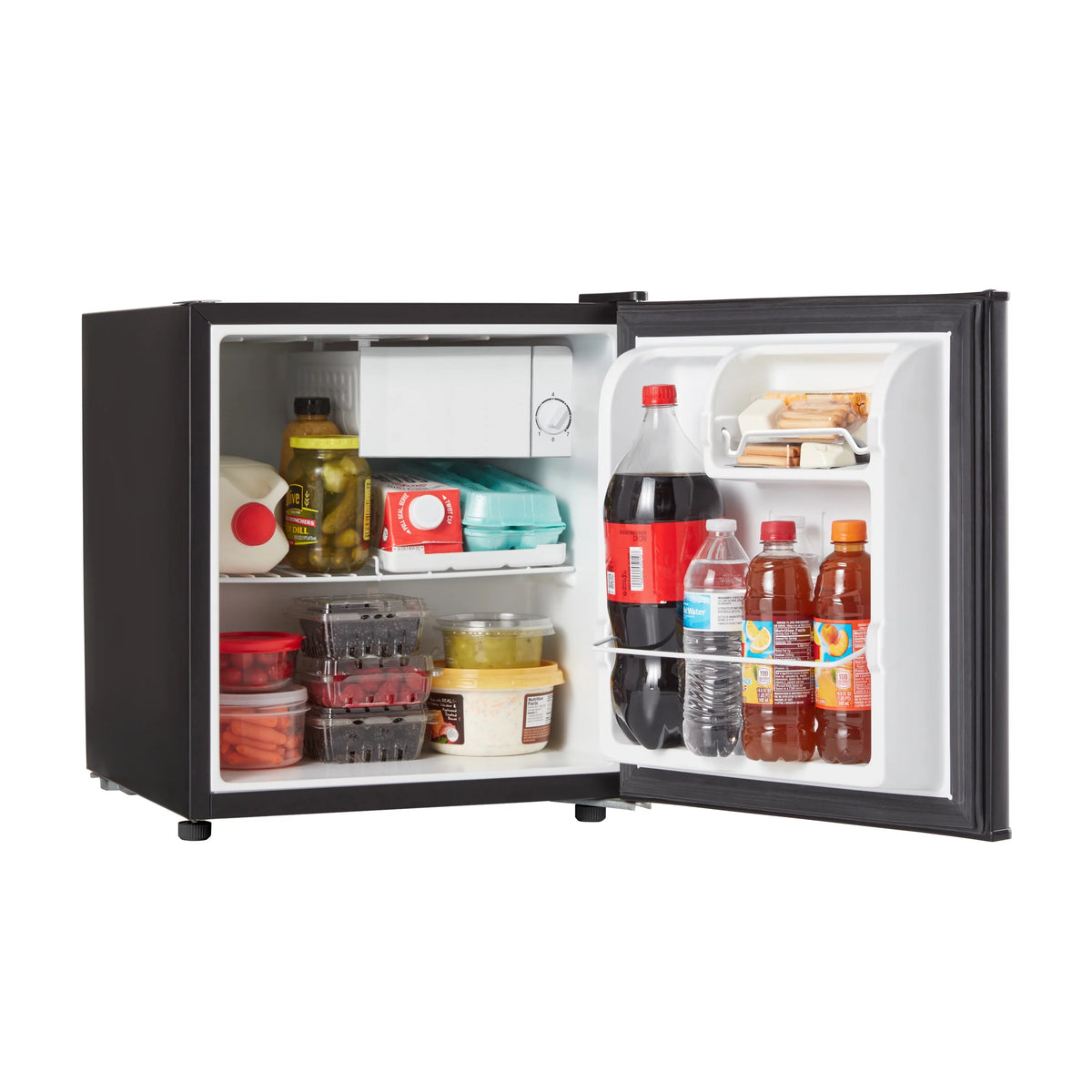 1.7 Cu ft Black Single Door Mini Fridge I820172