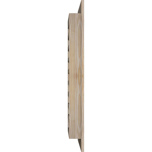 Vertical Gable Vent Unfinished Functional S349