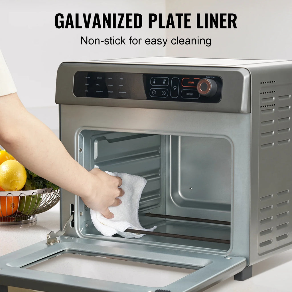 12-IN-1 1700W Air Fryer Toaster Oven 25L Stainless Steel Convection Oven V801