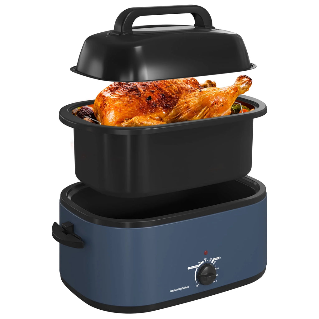 24 Quart Electric Roaster Oven with Self-Basting Lid O40335