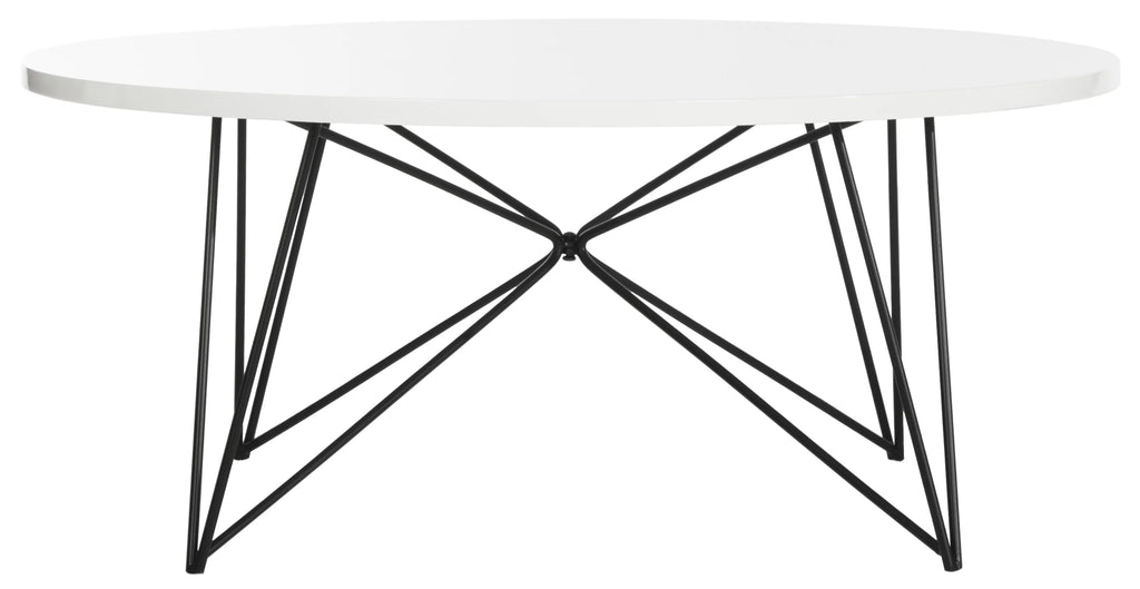 White Round Coffee Table Q7697