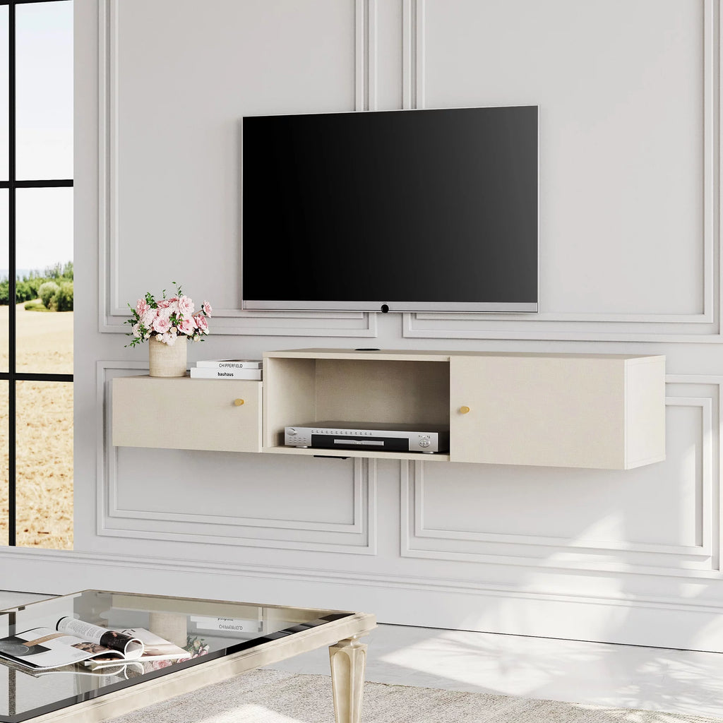 59'' Floating TV Stand with Charging Station H71686