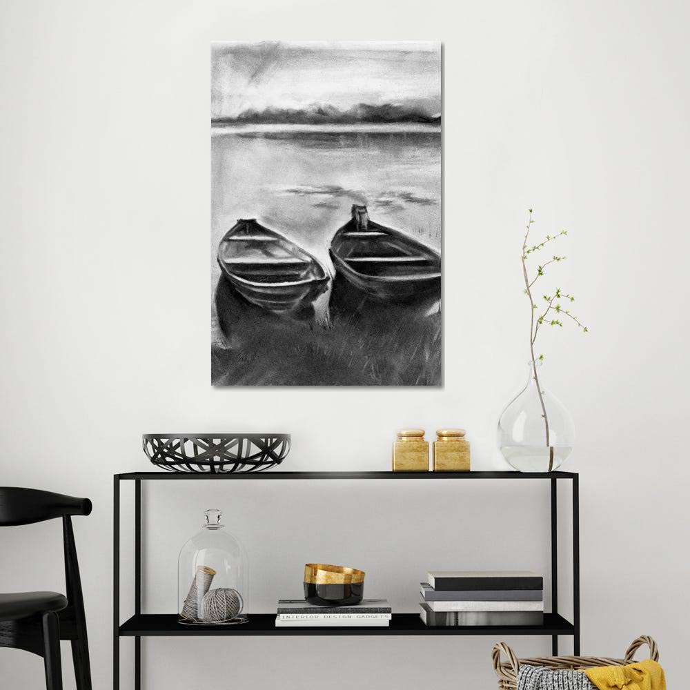 Canvas Art Boat Print R331