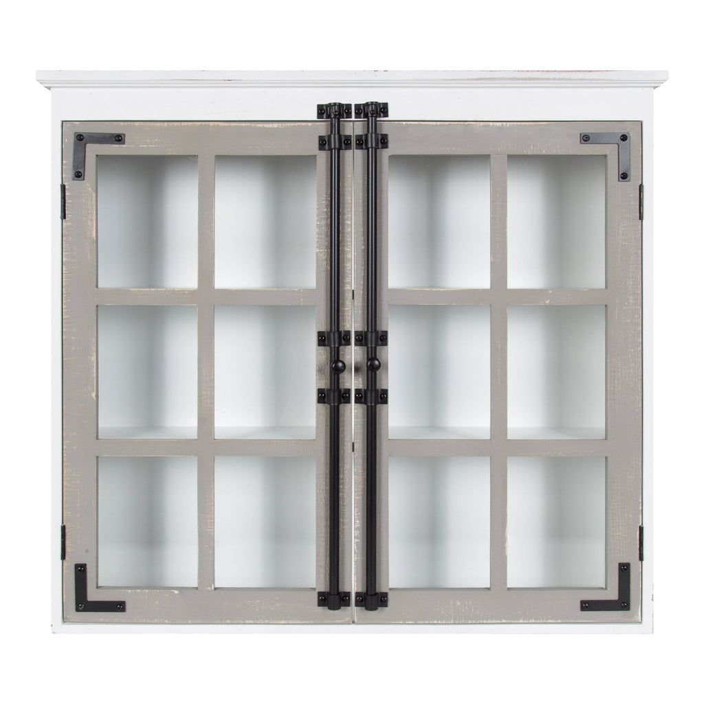 Brown Decorative Wood Wall Cabinet W668388
