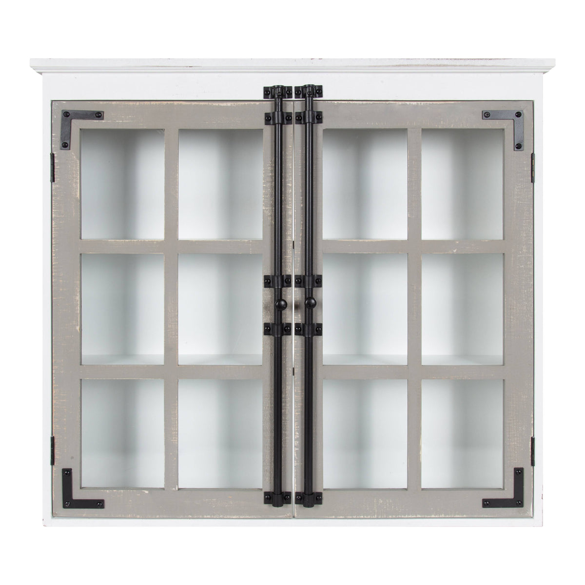 Brown Decorative Wood Wall Cabinet W668388