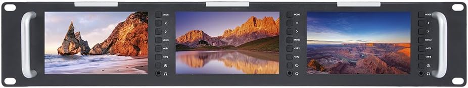 5 Inch Triple Rack Mount LCD Monitor M16673